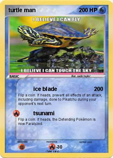 Pokemon turtle man