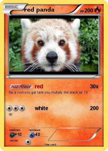 Pokemon red panda