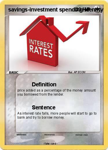 Pokemon savings-investment spending identity