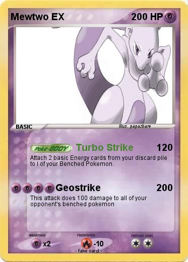 Pokemon Mewtwo EX