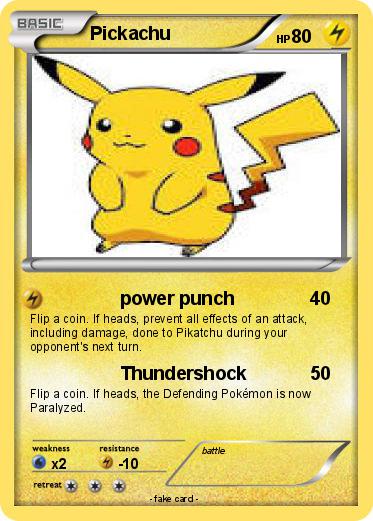 Pokemon Pickachu
