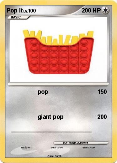 Pokemon Pop it