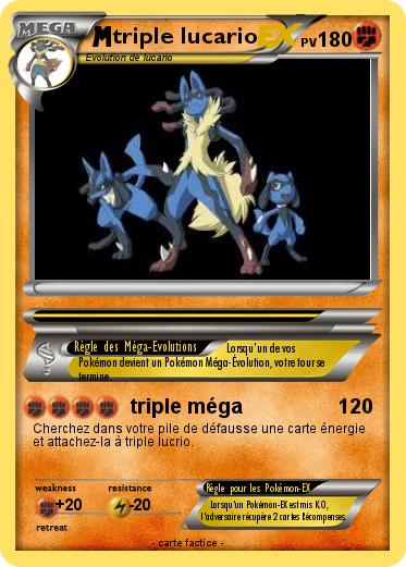 Pokemon triple lucario