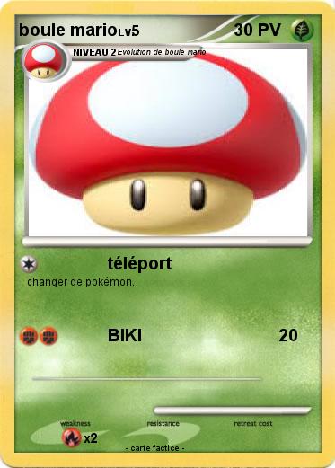 Pokemon boule mario