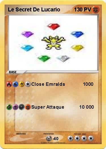 Pokemon Le Secret De Lucario