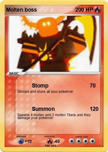 Pokemon Molten boss