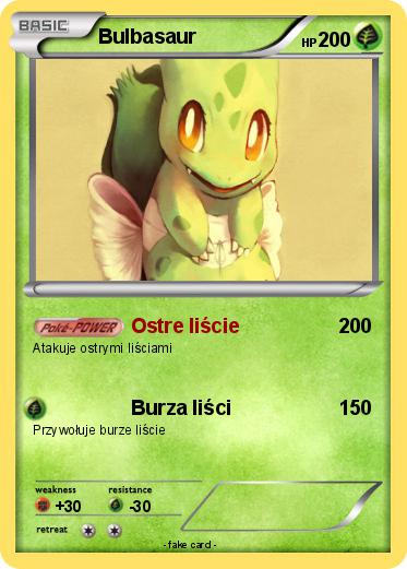 Pokemon Bulbasaur