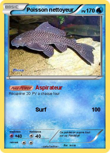 Pokemon Poisson nettoyeur