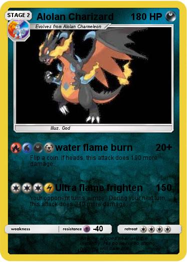 Pokemon Alolan Charizard