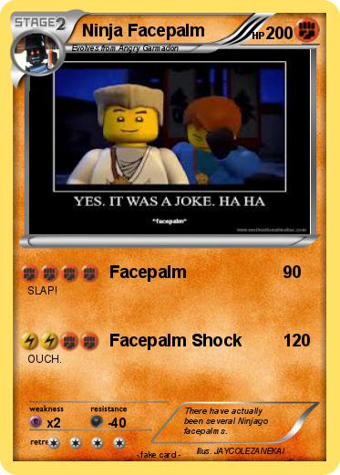 Pokemon Ninja Facepalm