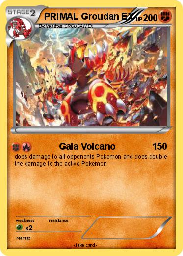 Pokemon PRIMAL Groudan EX