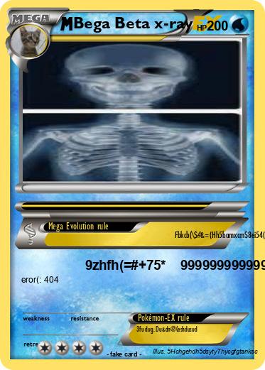 Pokemon Bega Beta x-ray