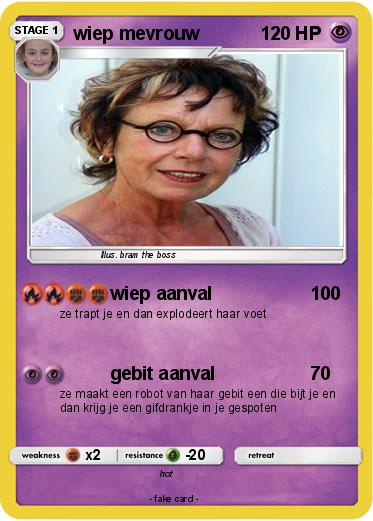 Pokemon wiep mevrouw