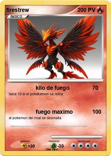 Pokemon firestrew