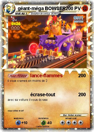 Pokemon géant-méga BOWSER
