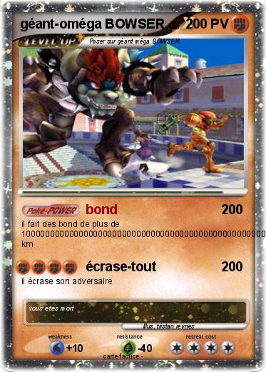 Pokemon géant-oméga BOWSER