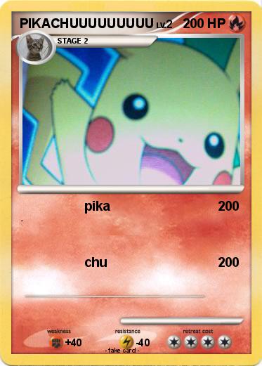 Pokemon PIKACHUUUUUUUUU