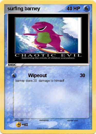 Pokemon surfing barney