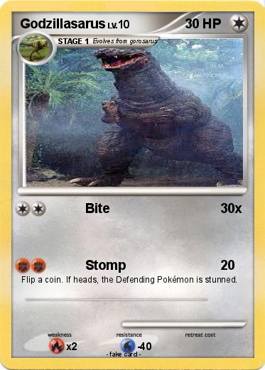 Pokemon Godzillasarus