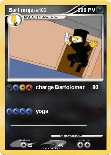 Pokemon Bart ninja