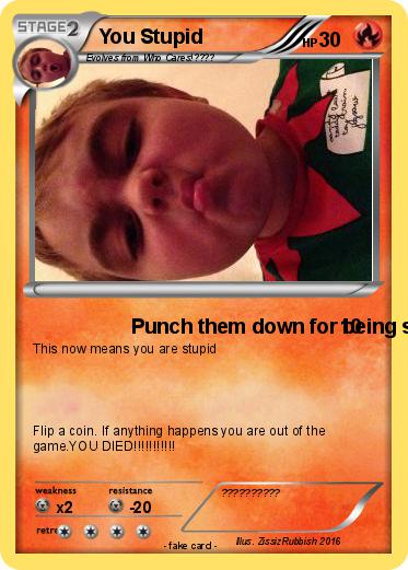 Pokemon You Stupid