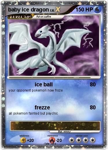 Pokemon baby ice dragon
