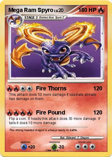 Pokemon Mega Ram Spyro