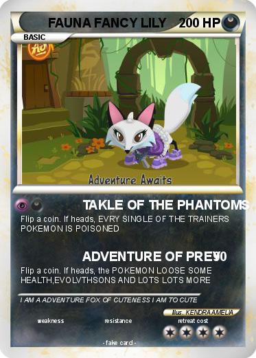 Pokemon FAUNA FANCY LILY