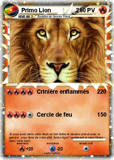 Pokemon Primo Lion                2