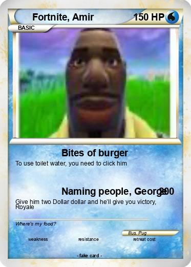 Pokemon Fortnite, Amir