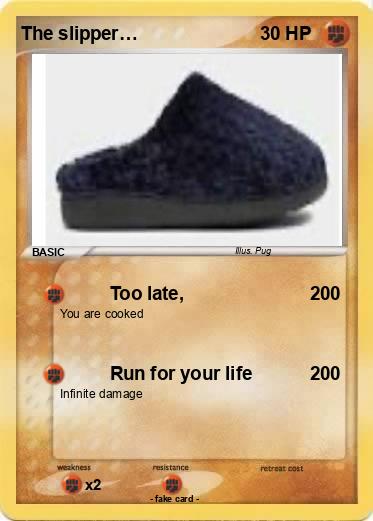 Pokemon The slipper…