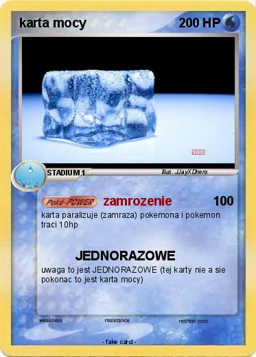 Pokemon karta mocy