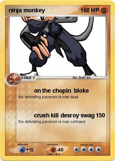 Pokemon ninja monkey