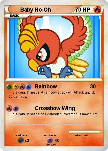 Pokemon Baby Ho-Oh