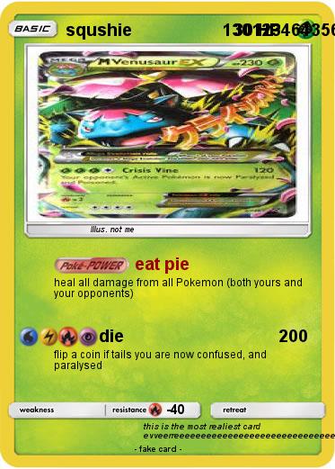 Pokemon squshie                    130123464356