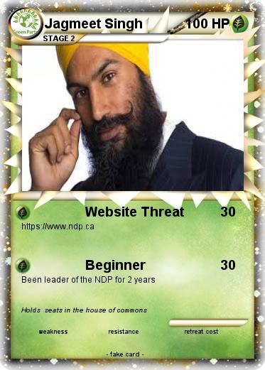 Pokemon Jagmeet Singh