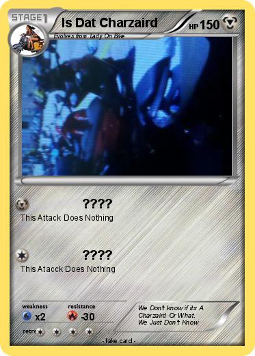 Pokemon Is Dat Charzaird