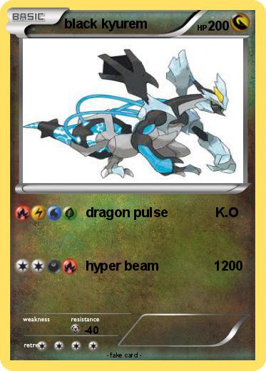 Pokemon black kyurem