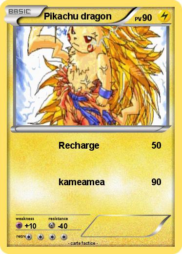 Pokemon Pikachu dragon