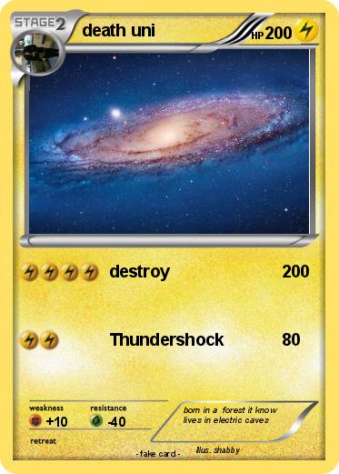 Pokemon death uni