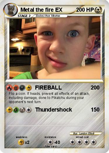 Pokemon Metal the fire EX