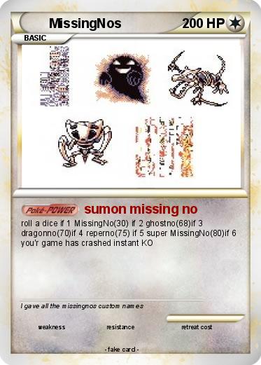 Pokemon MissingNos