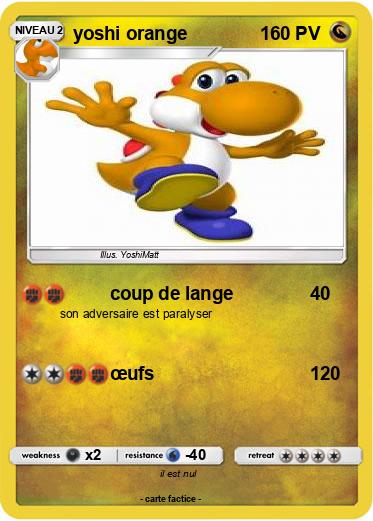 Pokemon yoshi orange