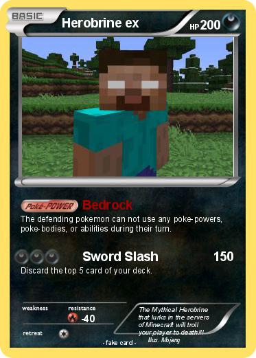 Pokemon Herobrine ex