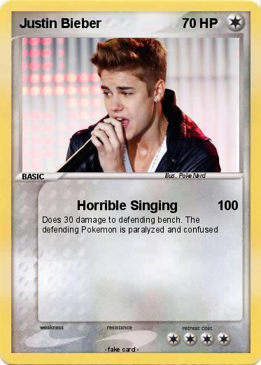 Pokemon Justin Bieber