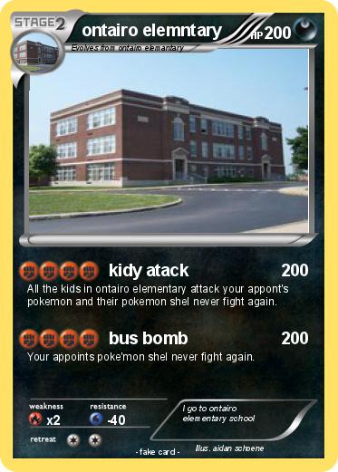 Pokemon ontairo elemntary