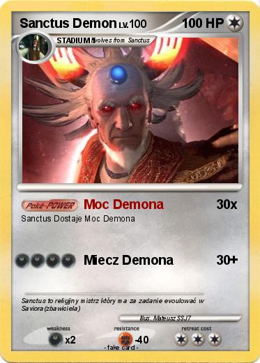 Pokemon Sanctus Demon