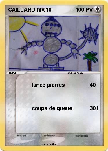 Pokemon CAILLARD niv.18