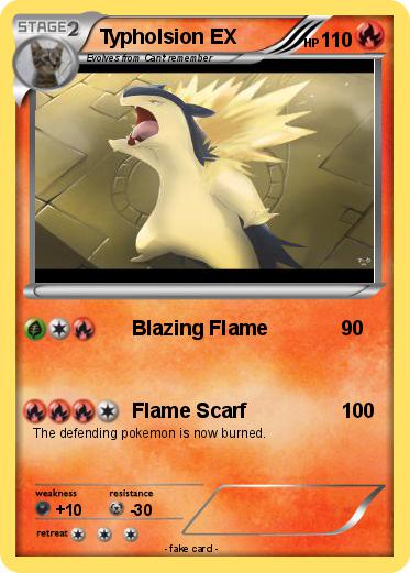 Pokemon Typholsion EX