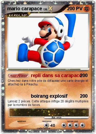 Pokemon mario carapace